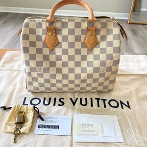 Louis Vuitton Speedy 25 - Damier Azur